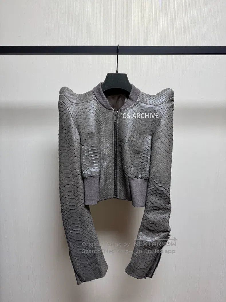 Rick Owens Devil Horns Shoulder Pad Jacket